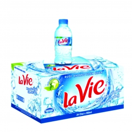 Nước tinh khiết đóng chai LaVie 350ml