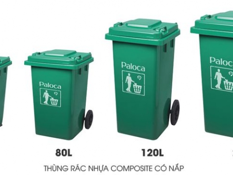 Kích thước thùng rác công cộng phổ biến